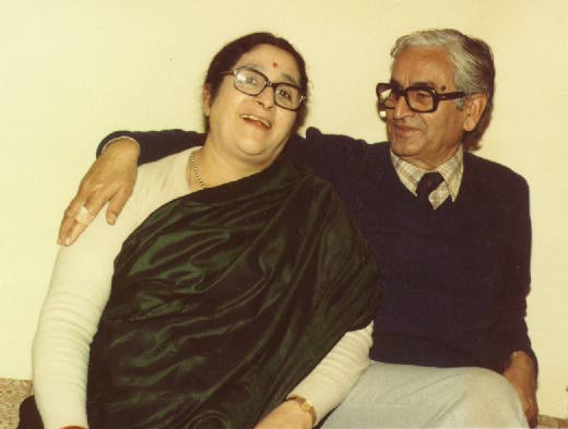 With Sarojini in Delhi